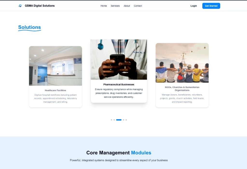 GBMA Digital Platform